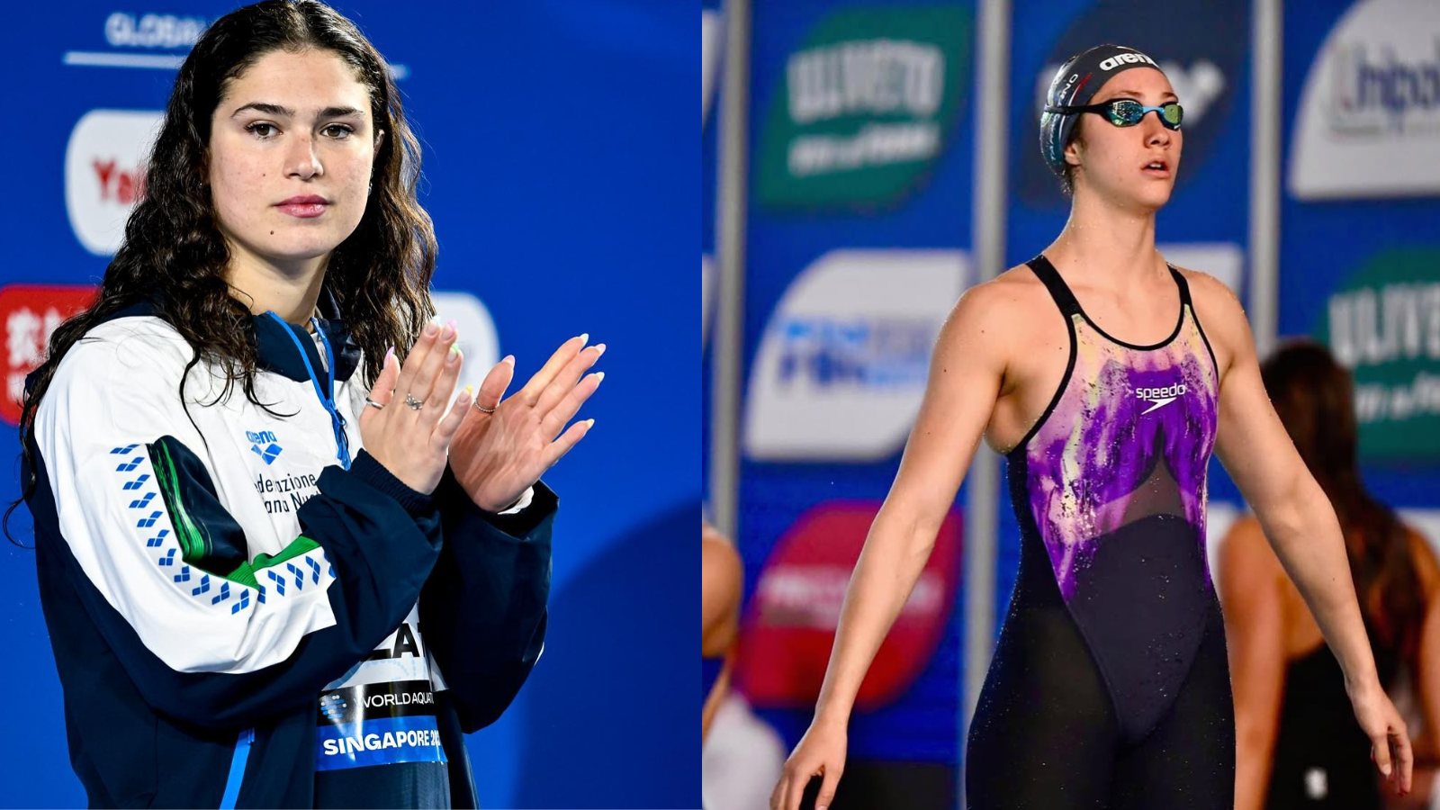 Benedetta Pilato e Chiara Tarantino, nadadoras italianas