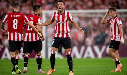 O Athletic Bilbao venceu o Qarabag por 3 a 1, em casa, nesta quarta-feira (22), após sofrer um gol com menos de um minuto de jogo