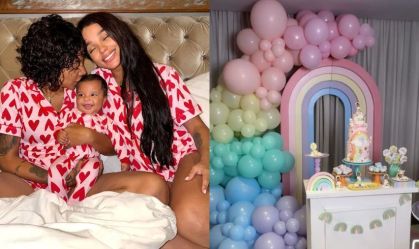 Brunna Gonçalves mostra mesversário da filha com Ludmilla, Zuri