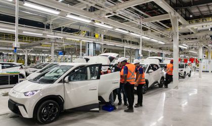Fábrica da BYD na Bahia tem capacidade de montar 300 mil carros por ano