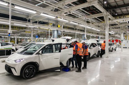 Fábrica da BYD na Bahia tem capacidade de montar 300 mil carros por ano