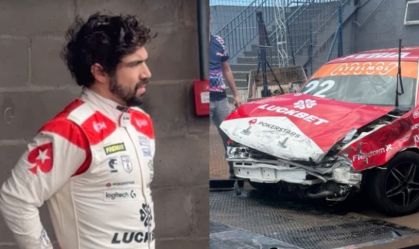 Caio Castro sofre acidente em treino de corrida no Paraná