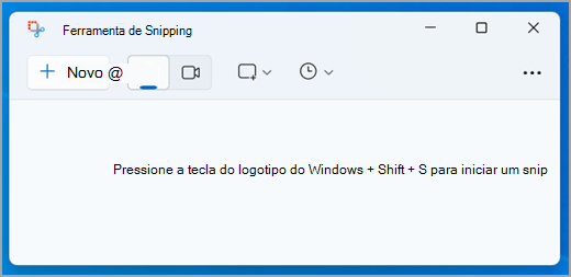 Ferramenta Snipping do Windows • Microsoft