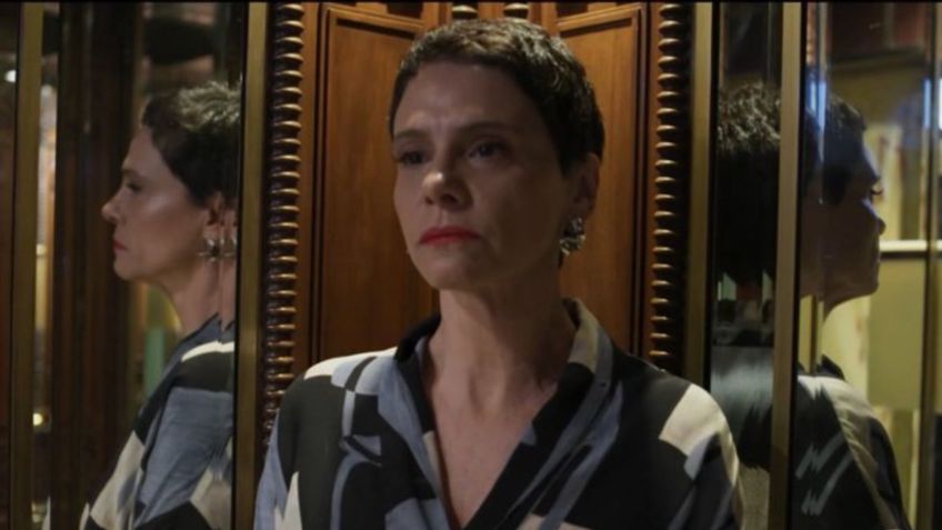 Tia Celina, irmã de Odete, também esteve no hotel próximo ao horário da morte • Reprodução/Globoplay