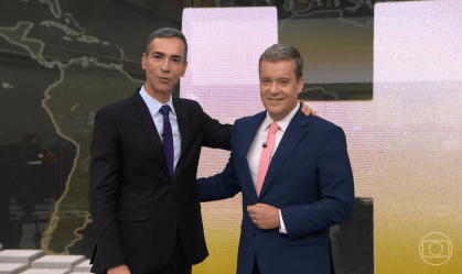César Tralli se despede do "Jornal Hoje" antes se assumir lugar de Bonner