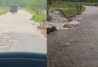 Comunidades ficam ilhadas e aulas são suspensas em cidade do RS após chuva