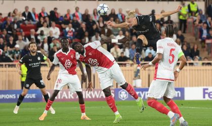 Com gol aos 45 do segundo tempo, City e Monaco empatam na Champions