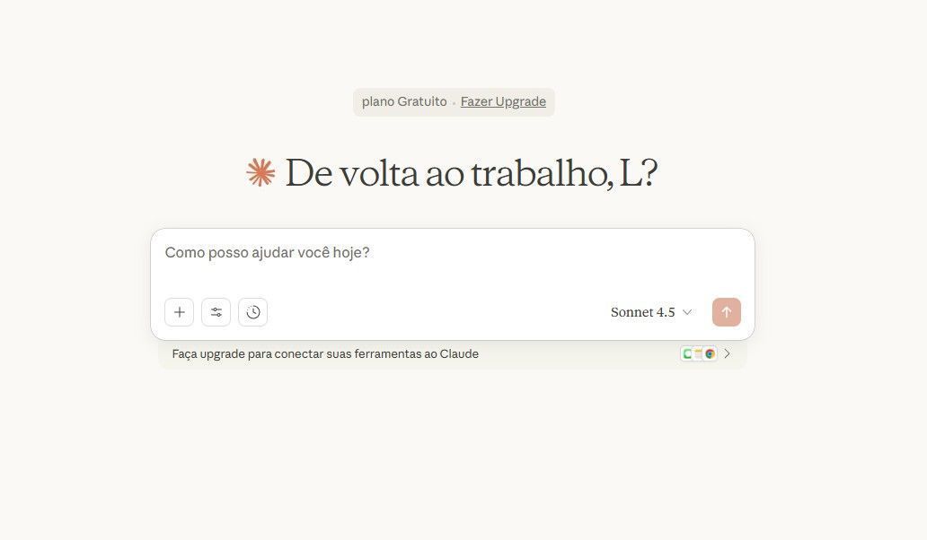 Assim como o ChatGPT, você deve escrever prompts para realizar tarefas no Claude • Reprodução/Anthropic