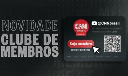 CNN Brasil lança programa de membership no YouTube