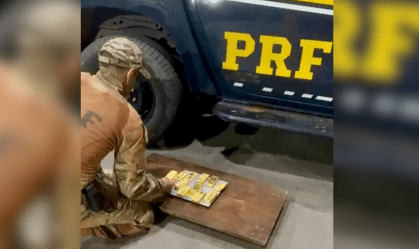 PRF encontra mais de 10 kg de ouro escondidos em caminhonete em Roraima