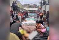 Comunidade do Rio amanhece com fila de corpos em praça após megaoperação