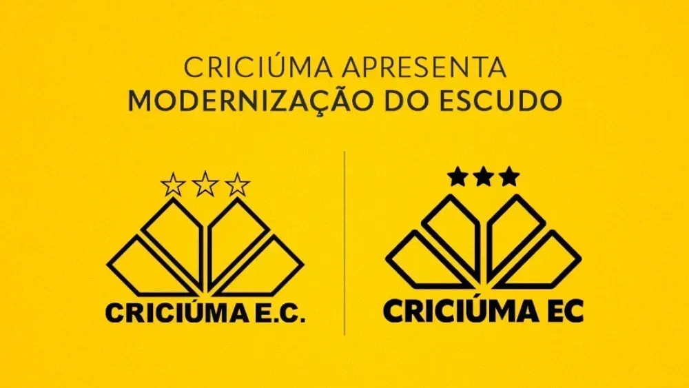 Criciúma renovou seu escudo • Divulgação/Criciúma