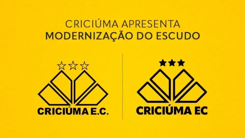 Criciúma renovou seu escudo • Divulgação/Criciúma