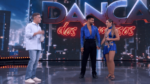 Lucas Leto foi a eliminado da semana no "Dança dos Famosos" do "Domingão com Huck"