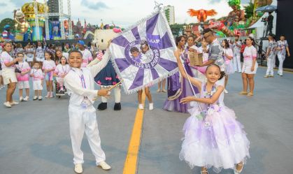 Dia das Crianças: Liga-SP realiza desfile mirim na Fábrica do Samba