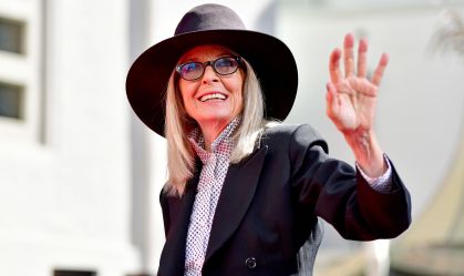 TCL Chinese Theatre Hosts Handprint And Footprint In Cement Ceremony For Actress Diane Keaton