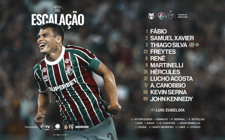 Flu está escalado • Foto: Reprodução