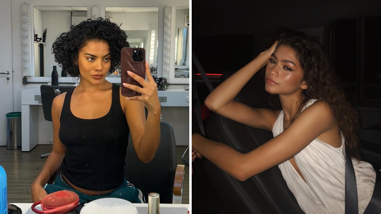 Bella Campos tinha como referência de visual Zendaya • Reprodução/Instagram