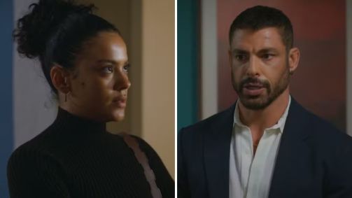 Fátima e César se confrontam após morte de Odete