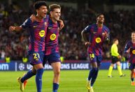 Com hat-trick de Fermín, Barcelona goleia Olympiacos antes de El Clásico