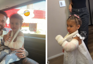 Filha de Neymar é levada ao hospital após machucar o braço