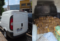Polícia apreende R$ 21 milhões em cocaína dentro de Fiorino em SP