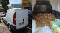 Polícia apreende R$ 21 milhões em cocaína dentro de Fiorino em SP