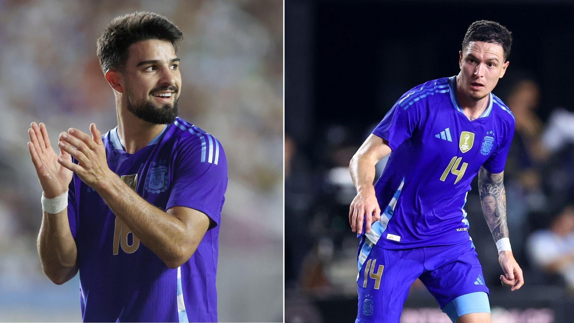Flaco López e Aníbal Moreno fizeram suas estreias pela Seleção Argentina