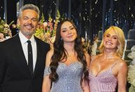 Flávia Alessandra e Otaviano mostram festa de 15 anos da filha; veja fotos