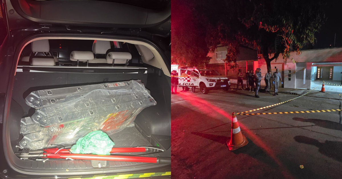 Ladrões invadem casa em área nobre de SP e são presos após perseguição