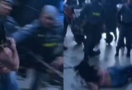 Vídeo mostra PMs jogando mulher no chão pelos cabelos no Brás