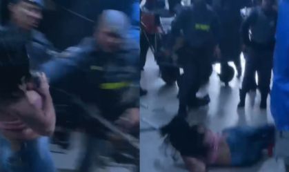 Vídeo mostra PMs jogando mulher no chão pelos cabelos no Brás