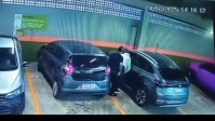 Vídeo: Mulher é sequestrada no estacionamento de mercado em SP