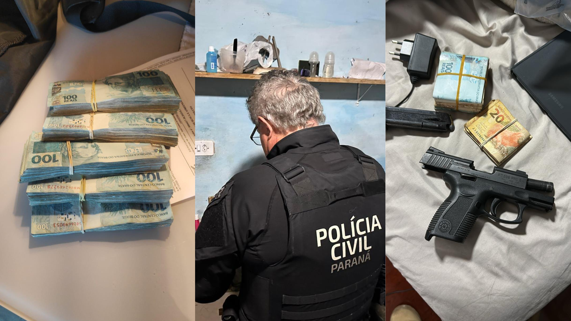 Durante a ação, são cumpridos 90 mandados judiciais. Do total, 42 são mandados de prisão e 48 são de busca e apreensão.