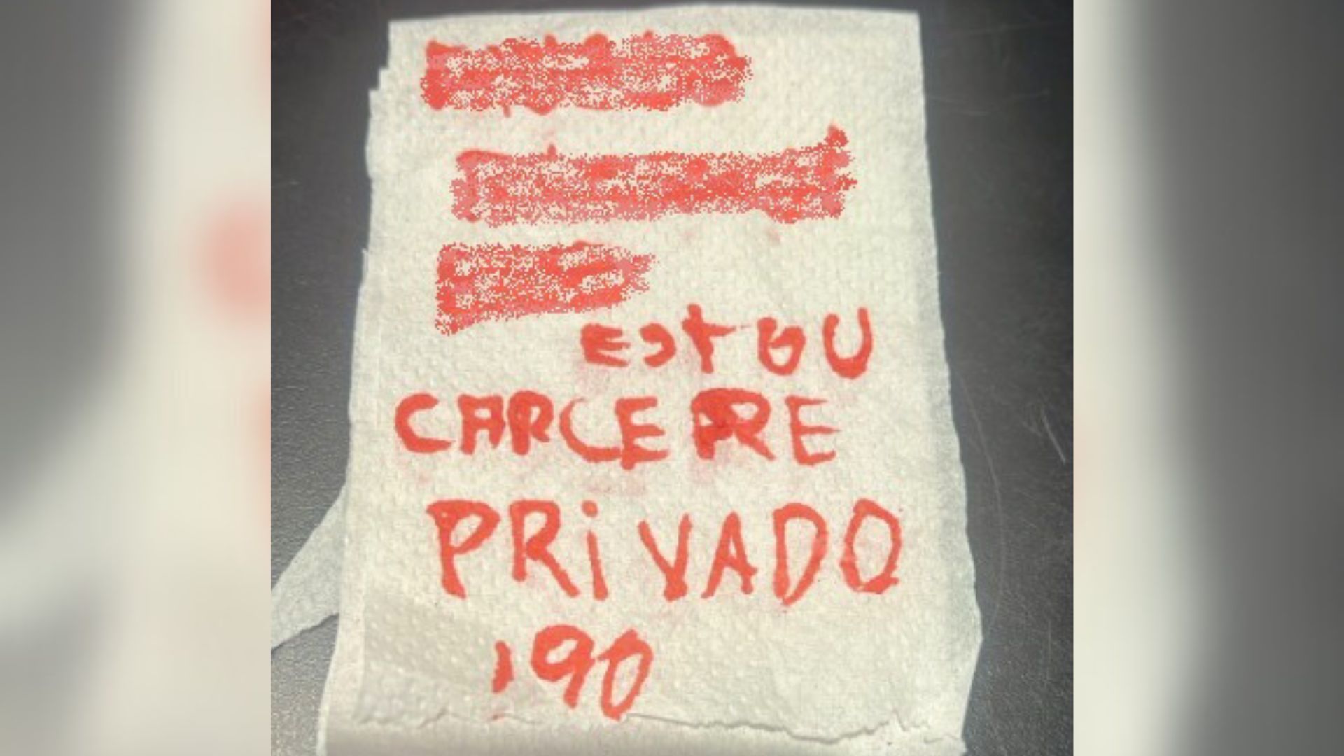 pedido de socorro SC