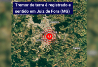 Tremor de baixa magnitude é registrado em MG