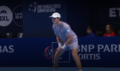 João Fonseca na estreia em ATP 250 de Bruxelas