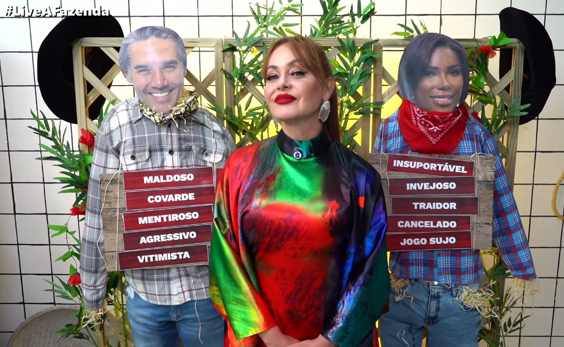 Fora de "A Fazenda", Gaby Spanic diz o que pensa de Fernando Sampaio e Carol Lekker • Reprodução/Youtube