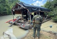 Operação da PF destrói garimpo ilegal em terra indígena no Pará