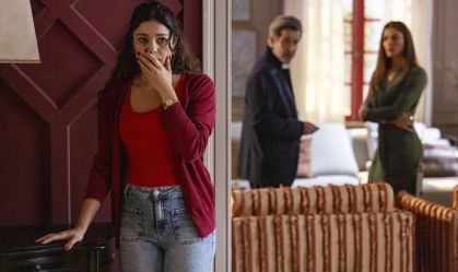 Gerluce (Sophie Charlotte) descobre farsa de Arminda (Grazi Massafera) e Ferette (Murilo Benício)