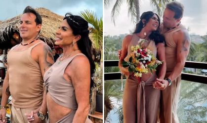 Gretchen renova votos de casamento com Esdras de Souza; saiba como foi