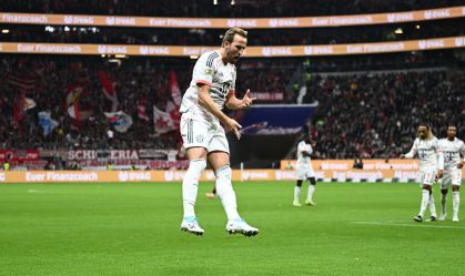 Em dia de recorde de Kane, Bayern vence o Frankfurt e dispara na Bundesliga