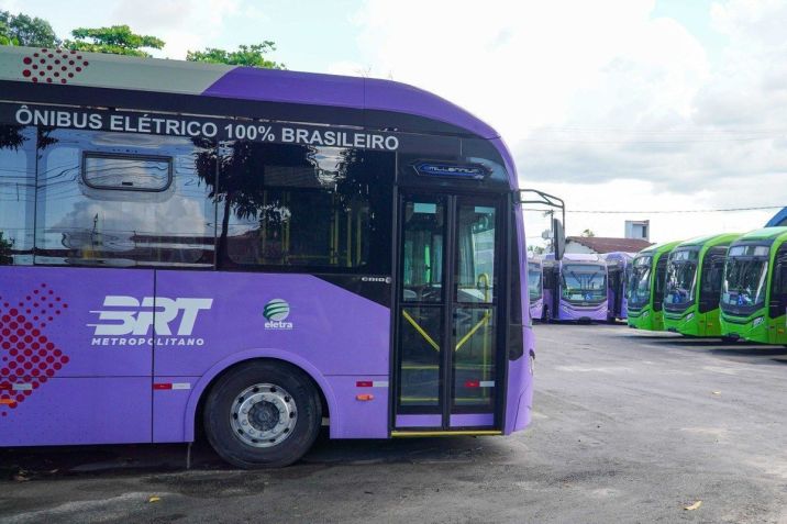 Governo prevê aquisição de 265 novos ônibus, sendo 225 veículos a diesel com tecnologia Euro 6 e 40 elétricos • Vinicius Pinto/Ag. Pará