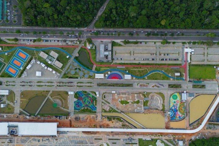 A Zona Verde (Green Zone), localizada no Parque da Cidade • Divulgação/COP30