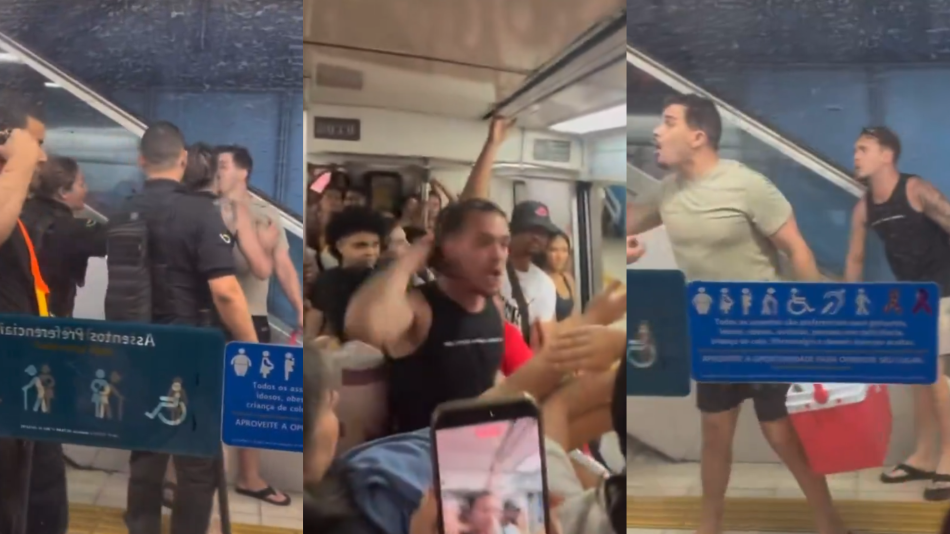 Briga metrô RJ