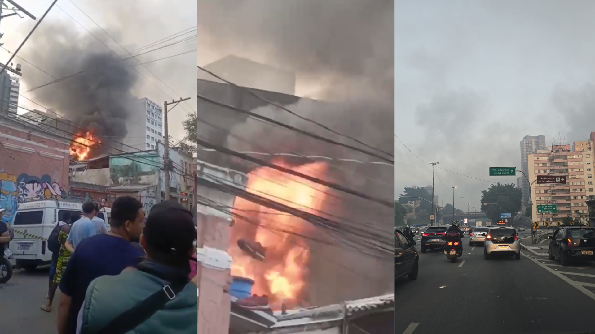 Incêndio Liberdade SP