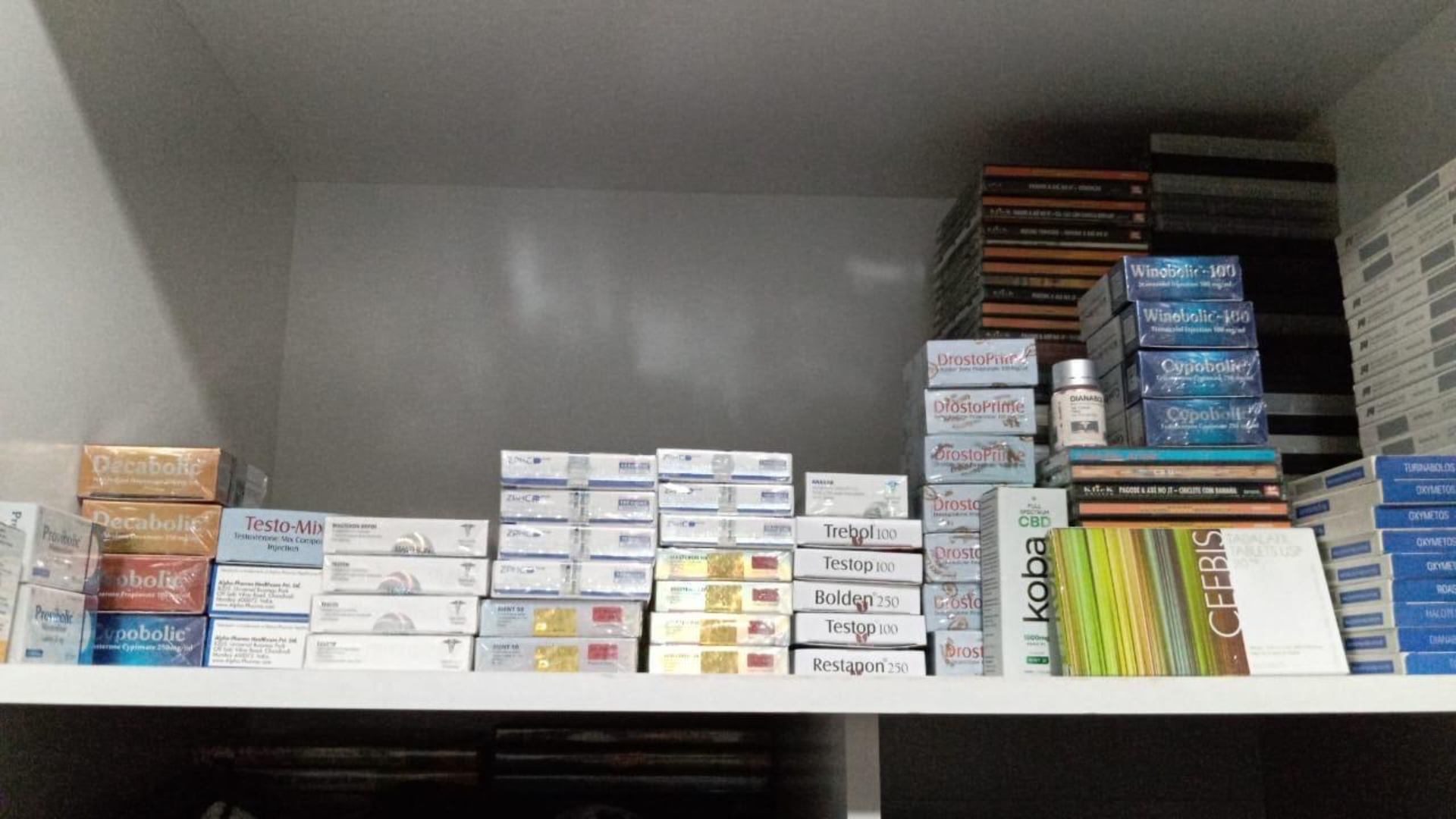 Anabolizantes e medicamentos irregulares eram ocultados dentro de eletrodomésticos