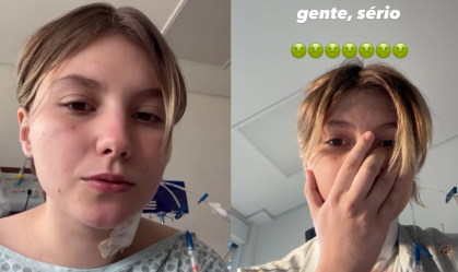 Isabel Veloso mostra 1ª quimioterapia e conta quando vai perder o cabelo