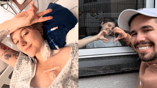 A mãe de Arthur está em preparação para passar por quimioterapias e radioterapia e enfim, começar o processo do transplante
