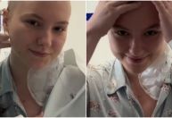 Isabel Veloso raspa o cabelo pela 6ª vez antes de transplante de medula